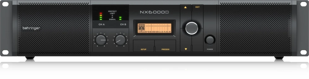 Behringer NX6000D garso stiprintuvas 2.0 kanalai Namo Juoda