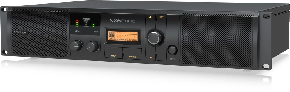 Behringer NX6000D garso stiprintuvas 2.0 kanalai Namo Juoda