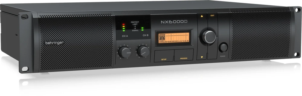 Behringer NX6000D garso stiprintuvas 2.0 kanalai Namo Juoda