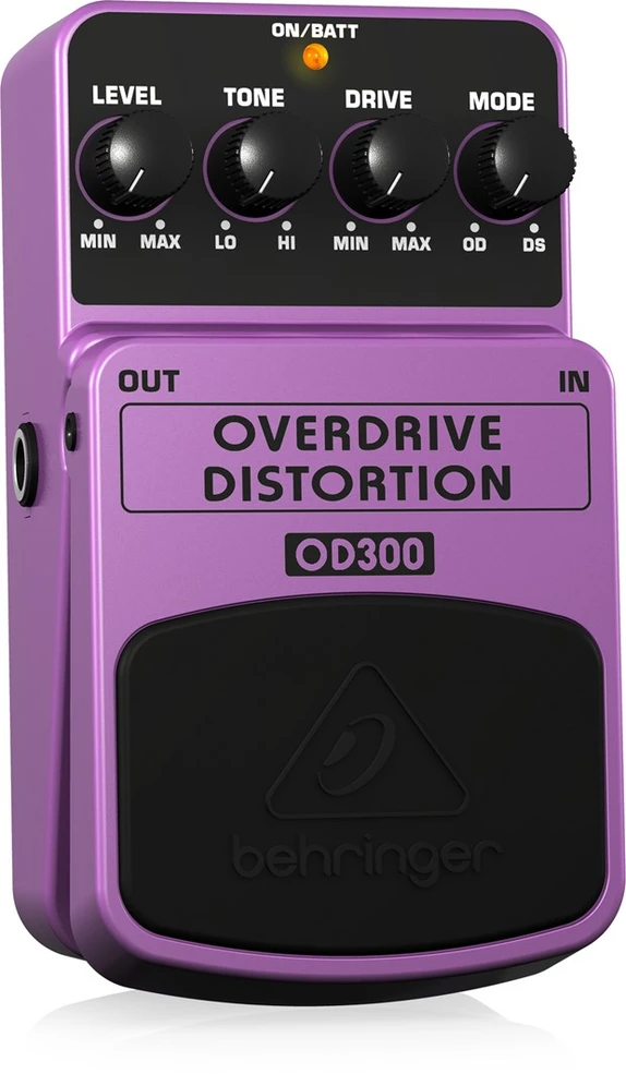 Behringer OD300 efektų pedalas Violetinė, Juoda