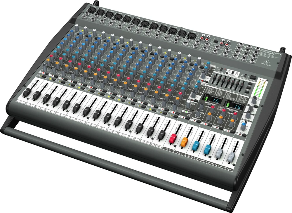 Behringer PMP6000 garso mikšeris, 20 kanalų, 10 – 200 000 Hz, juodas