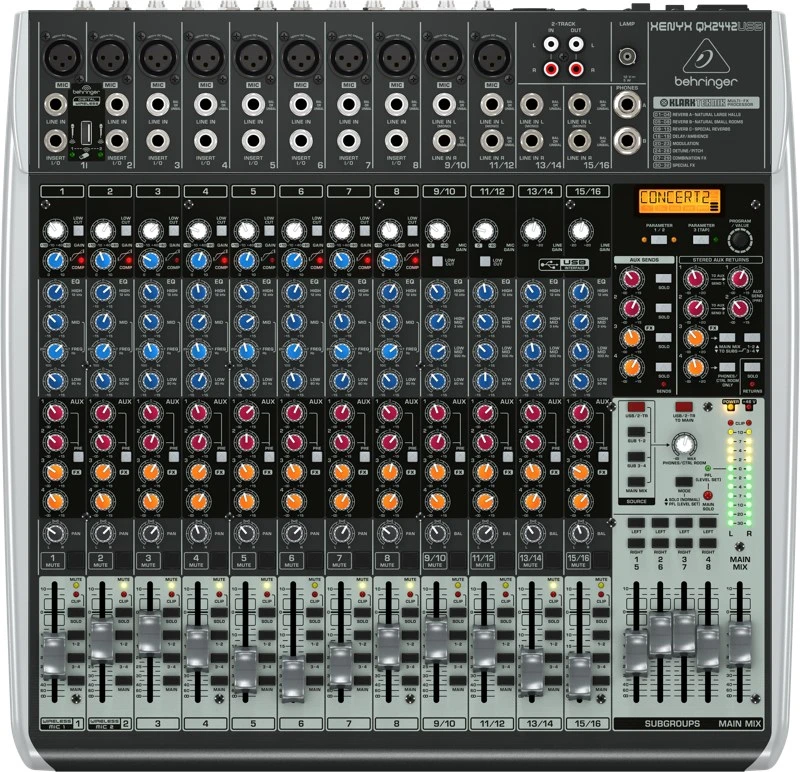 Garso Pultas - Behringer QX2442USB 24 Kanalai