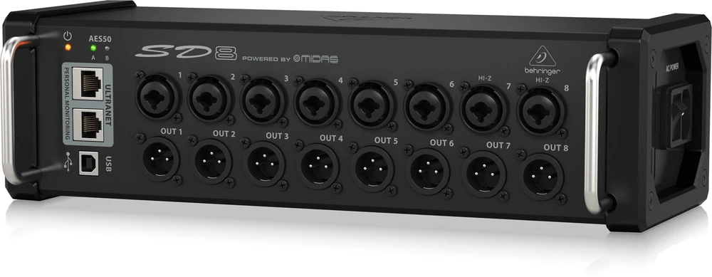 Behringer SD8 Scenos jungčių dėžutė