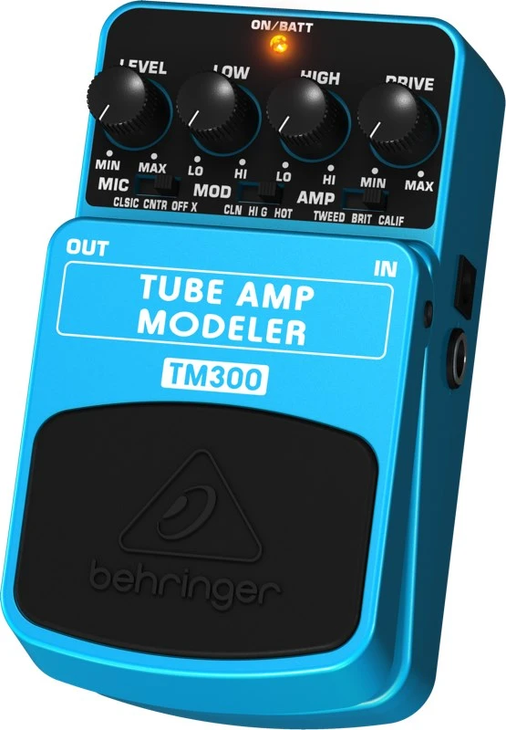 Behringer TM300 efektų pedalas Juoda, Mėlyna