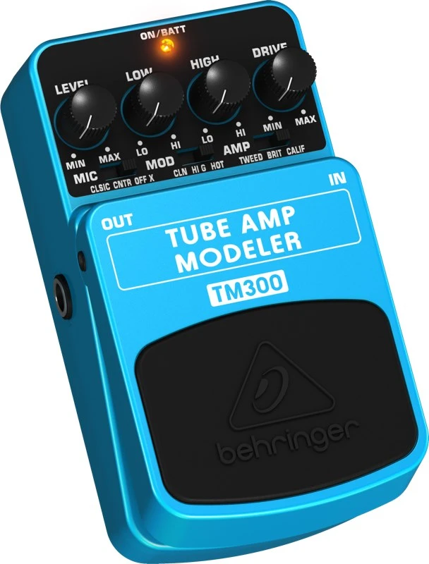 Behringer TM300 efektų pedalas Juoda, Mėlyna