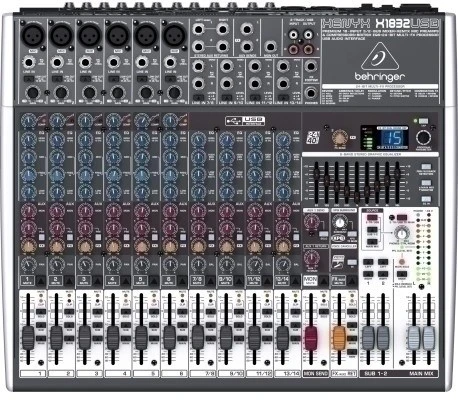 Garsų Pultas - Behringer X1832USB, 18 Kanalų