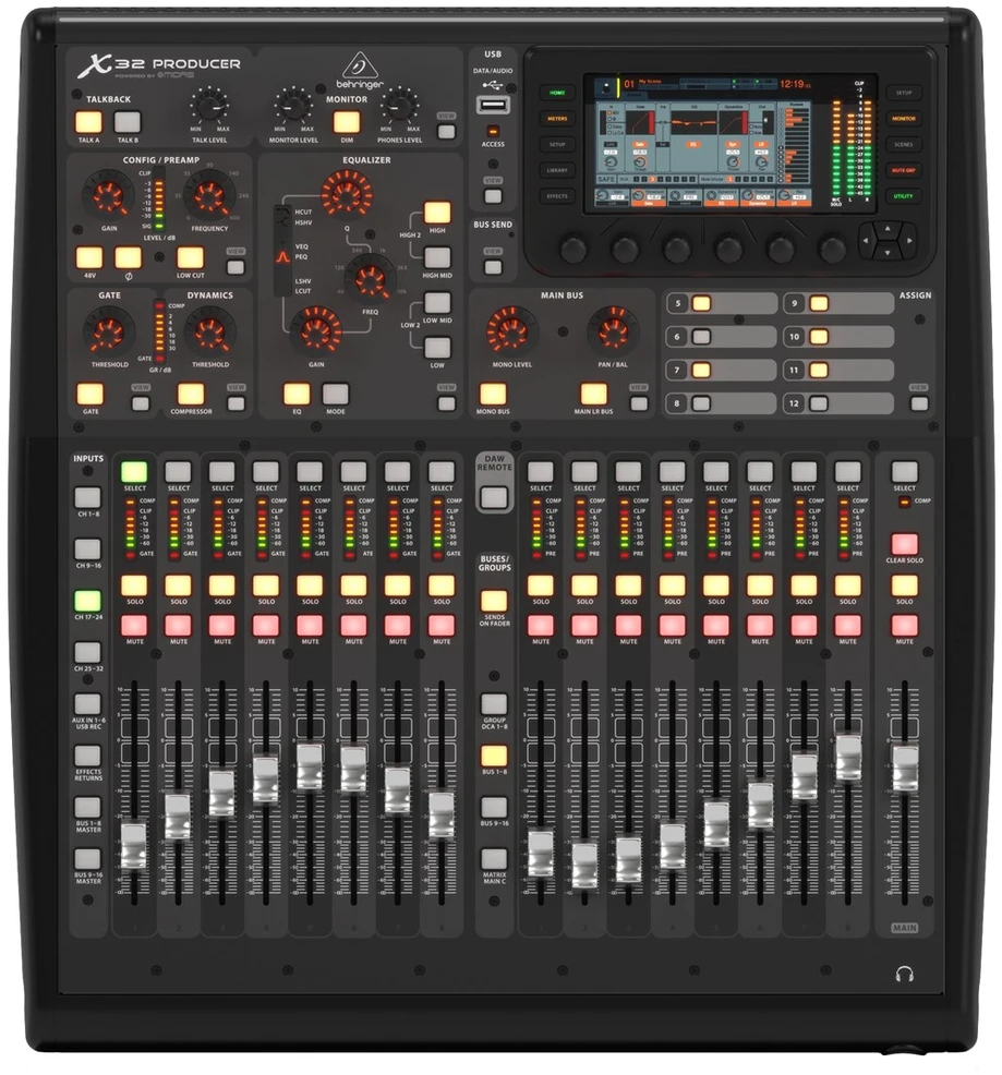 Behringer X32 Producer 40 kanalai 10 – 22000 Hz Juoda