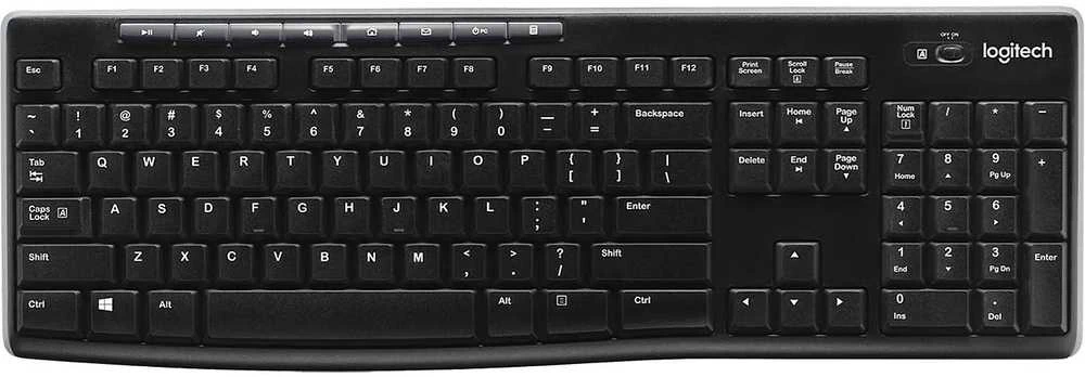 Belaidė klaviatūra Logitech K270, US išdėstymas