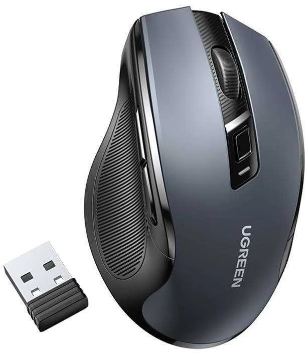 Belaidė pelė UGREEN 2.4 GHz&BT juodos spalvos