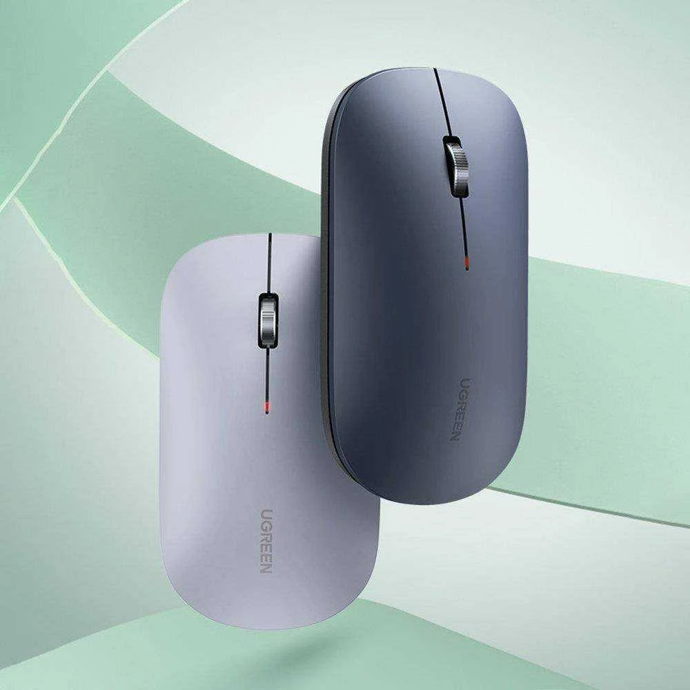 Ugreen Inphic PM1 Silent 2.4G belaidė pelė (pilka)