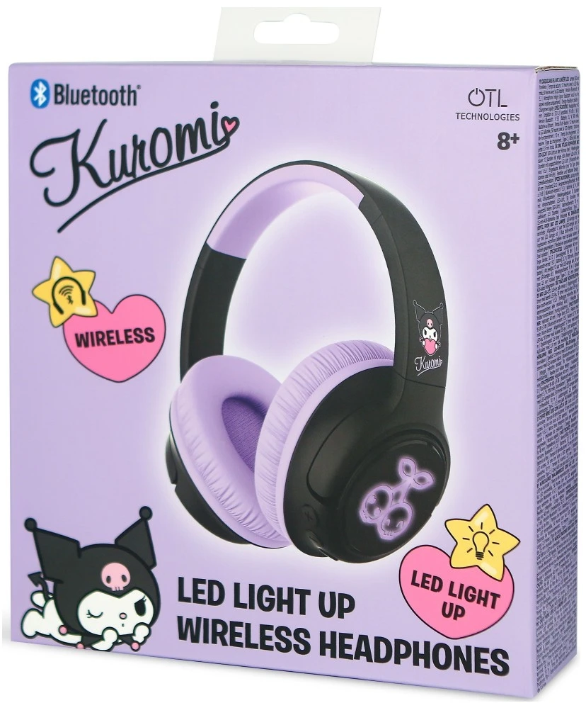 Belaidės Ausinės OTL Kuromi LED Light Up