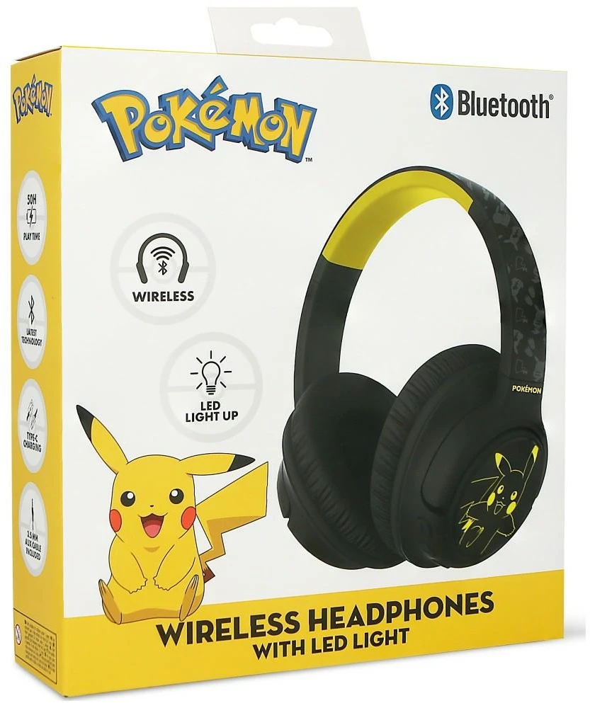Belaidės Ausinės OTL Pokémon LED Light Up