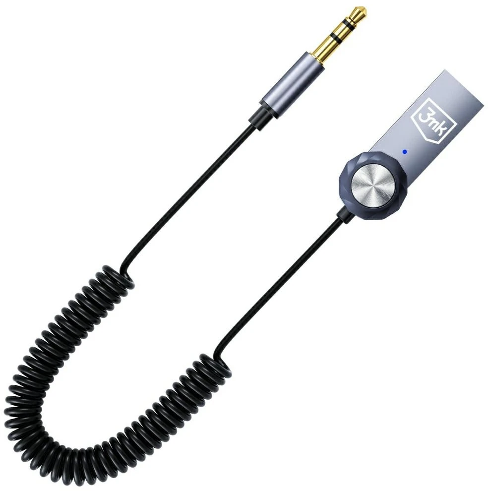 Belaidis garso adapteris 3MK garso „Bluetooth“ adapteris, 3,5 mm lizdas, 2 įėjimai, 1 lizdas