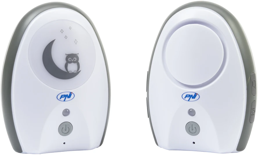 Belaidis garso kūdikių monitorius PNI B6500, domofonas, su naktine lempa, „Vox“ ir „Pager“ funkcijomis, reguliuojamu mikrofono jautrumu