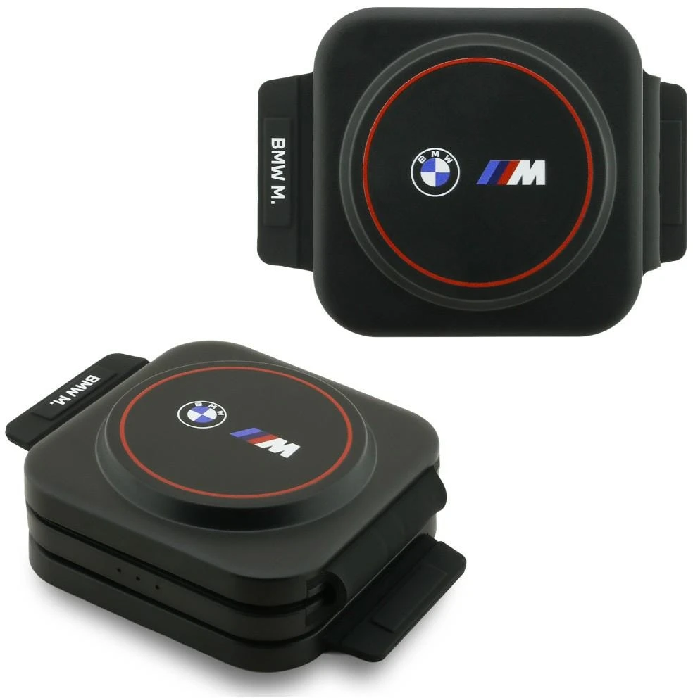 Belaidis įkroviklis 3in1 BMW M Q2 Print Logo raudonos spalvos