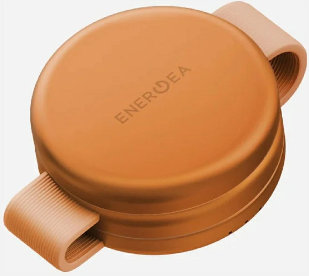 Belaidis įkroviklis Energea Alumag Trio 3-in-1 Qi2 15W oranžinės spalvos
