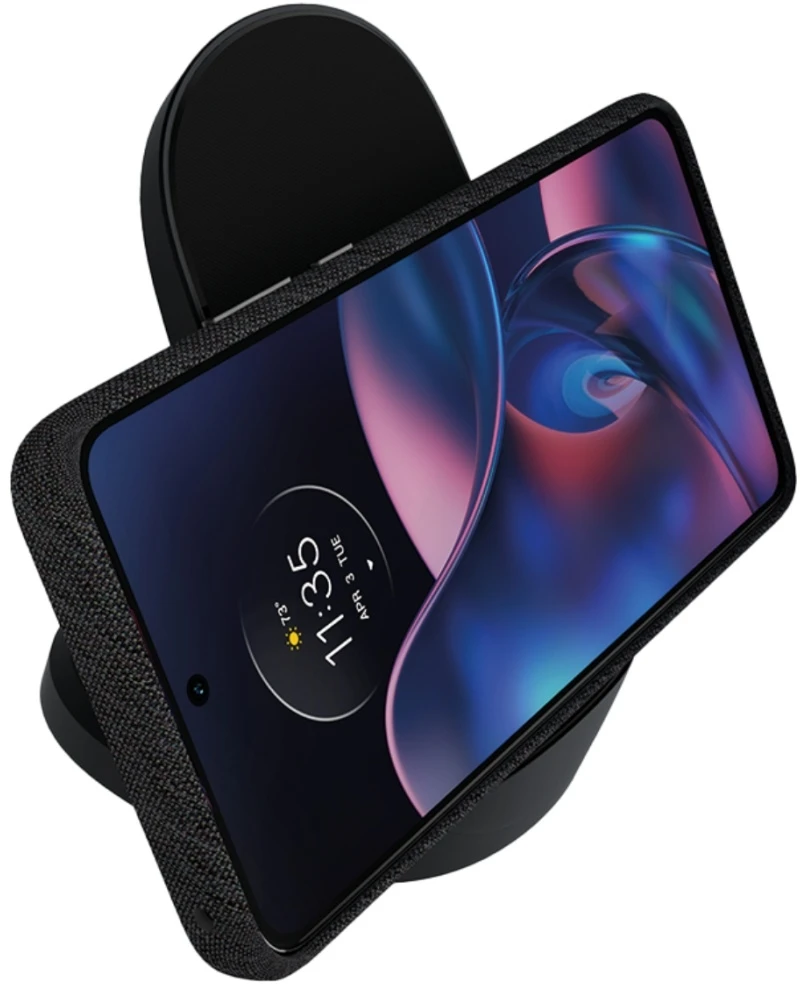 Belaidis įkroviklis Motorola TurboPower 15W Stand Pad Qi juodos spalvos