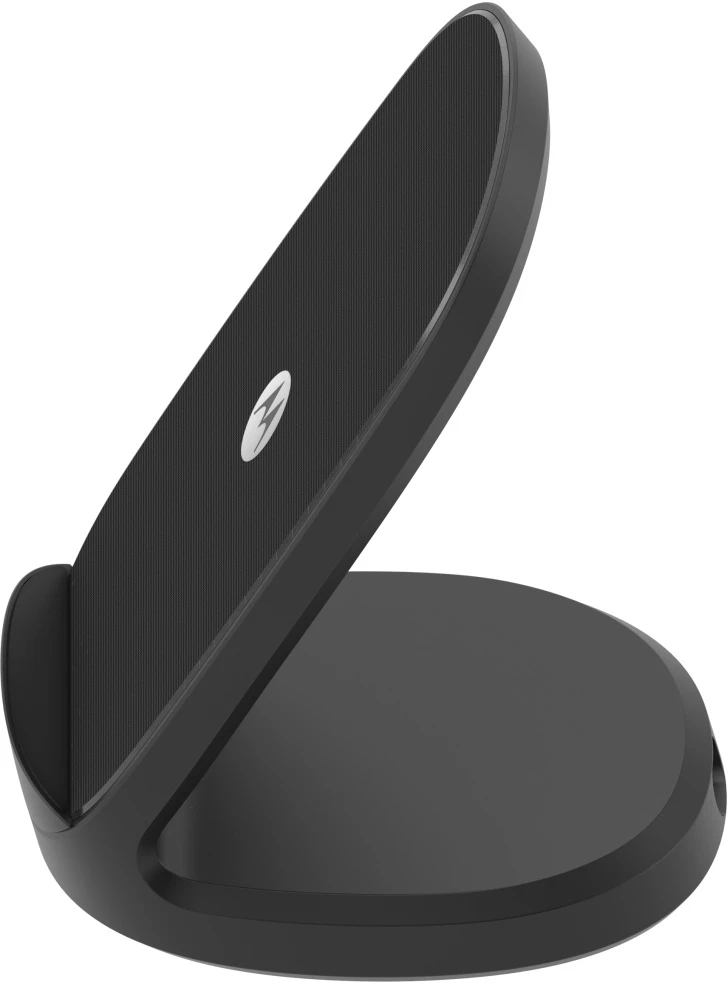 Belaidis įkroviklis Motorola TurboPower 15W Stand Pad Qi juodos spalvos
