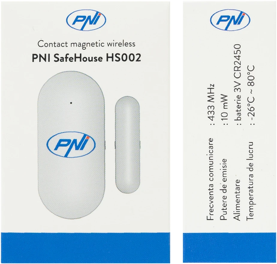 Belaidis magnetinis kontaktas PNI SafeHouse HS002 signalizacijos sistemai