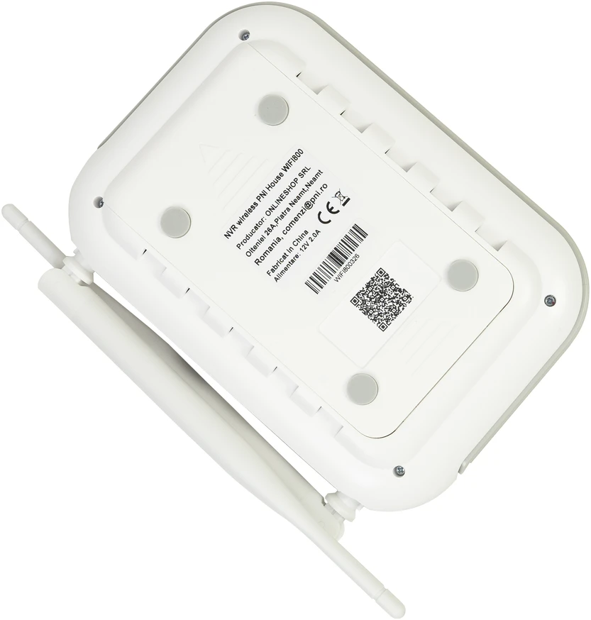 Belaidis NVR PNI House WIFI800, 8 kanalų 5MP ir 4 kanalų 4K (8MP), balso pranešimas