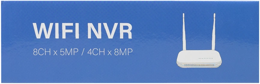 Belaidis NVR PNI House WIFI800, 8 kanalų 5MP ir 4 kanalų 4K (8MP), balso pranešimas