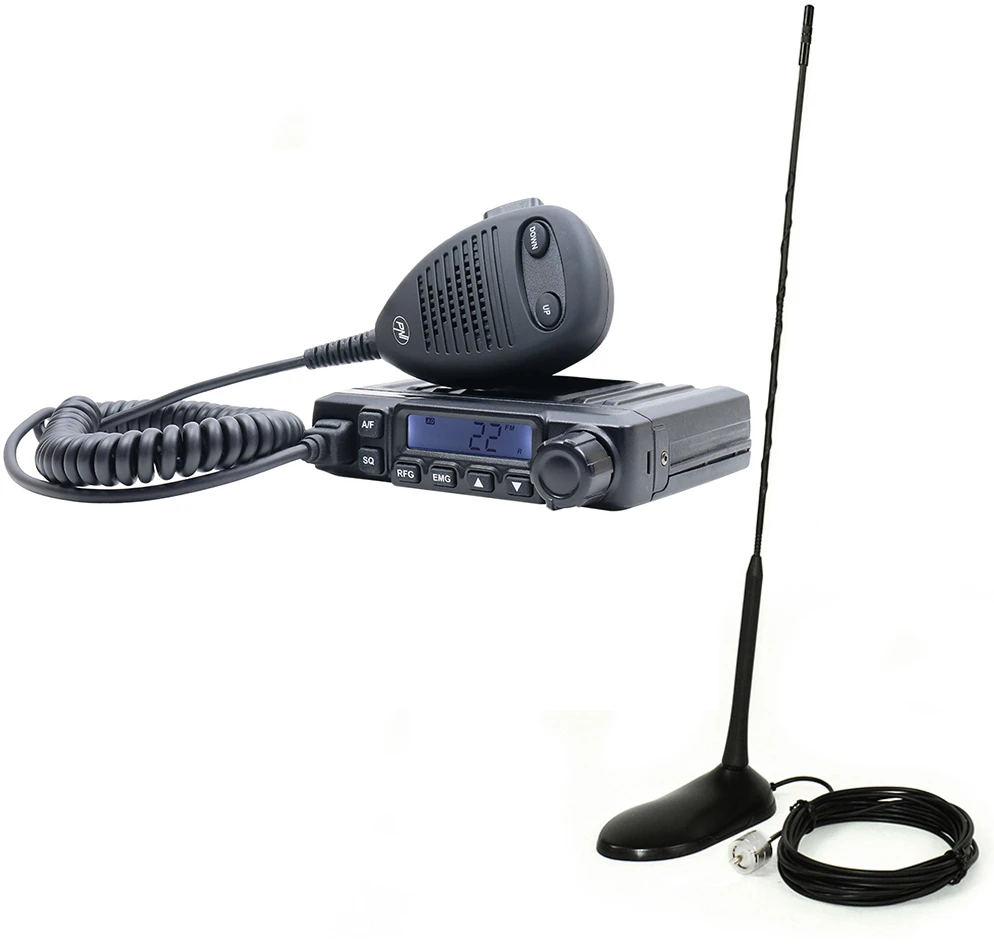 Belaidžio ryšio CB PNI Escort rinkinys HP 6500 ASQ + antena CB PNI Extra 45