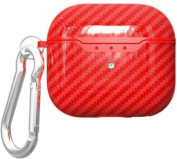 Beline AirPods Carbon Dėklas Air Pods 4 /red