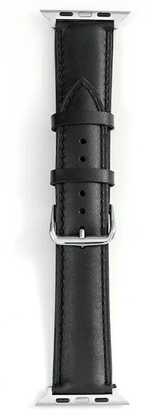 Beline Apple Watch Leather apyrankė38/40/41mm juodos spalvos