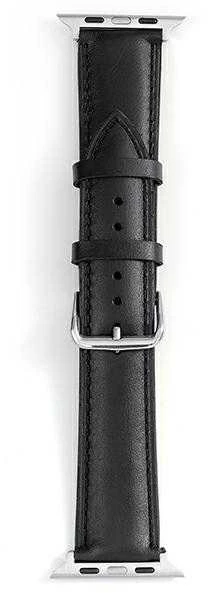 Beline Apple Watch Leather apyrankė38/40/41mm juodos spalvos