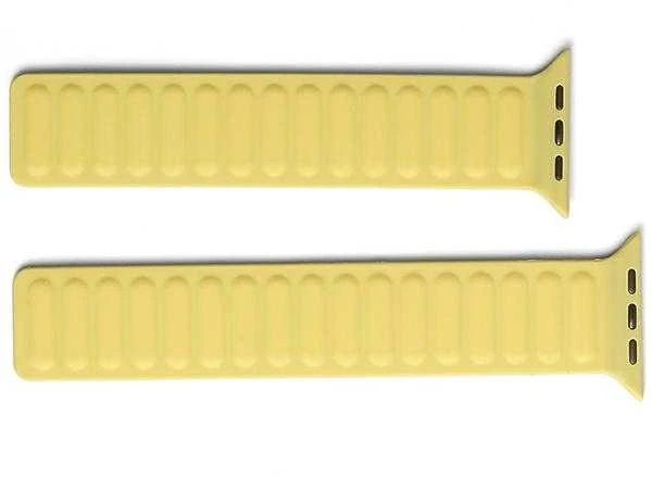Beline Apple Watch Magnetic apyrankė 38/40/41mm geltonos spalvos