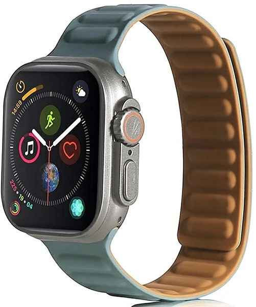 Beline Apple Watch Magnetic apyrankė42/44/45/49mm žalios spalvos