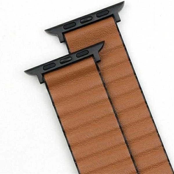 Beline Apple Watch Magnetic Pro apyrankė 38/40/41mm juodos spalvos/rudos spalvos Box