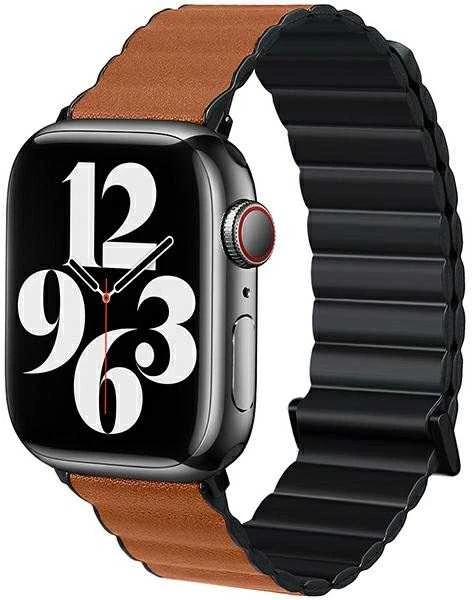 Beline Apple Watch Magnetic Pro apyrankė 38/40/41mm juodos spalvos/rudos spalvos Box