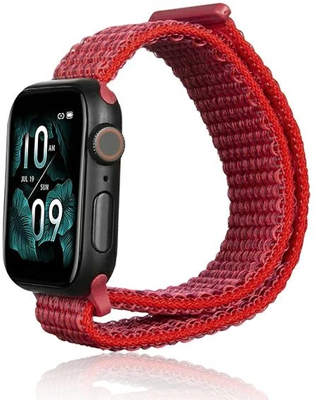 Beline Apple Watch apyrankė Nylon42/45/45/49mm Raudona