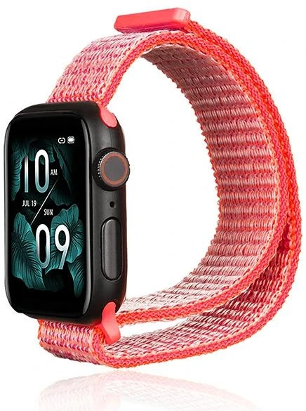 Beline Apple Watch apyrankė Nylon42/45/45/49mm rožinės spalvos/Hot rožinės spalvos