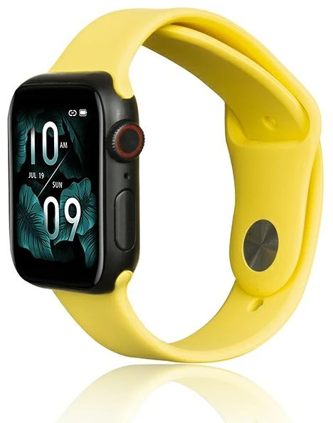 Beline Apple Watch Silicone apyrankė42/44/45/49mm geltonos spalvos