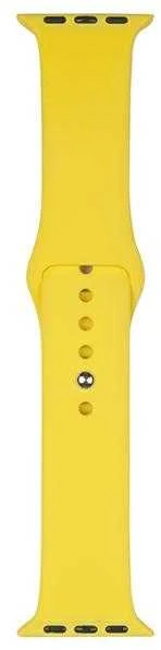 Beline Apple Watch Silicone apyrankė42/44/45/49mm geltonos spalvos