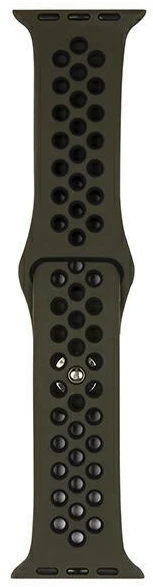 Beline Apple Watch Sport Silicone apyrankė 38/40/41mm rudos spalvos/juodos spalvos