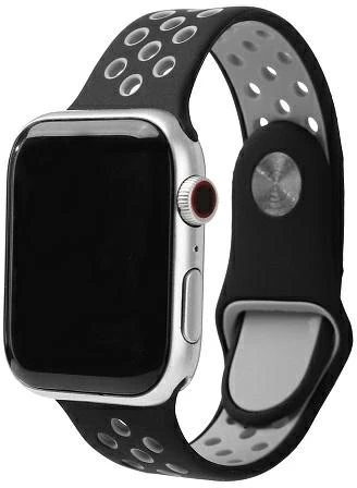 Beline apyrankė Apple Watch Sport Silicone38/40/41mm juodas/pilka