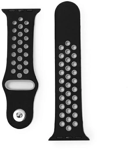 Beline apyrankė Apple Watch Sport Silicone38/40/41mm juodas/pilka