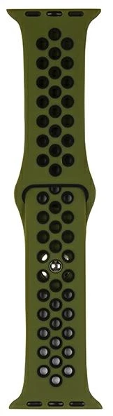 Beline Apple Watch Sport Silicone apyrankė 38/40/41mm žalios spalvos/juodos spalvos