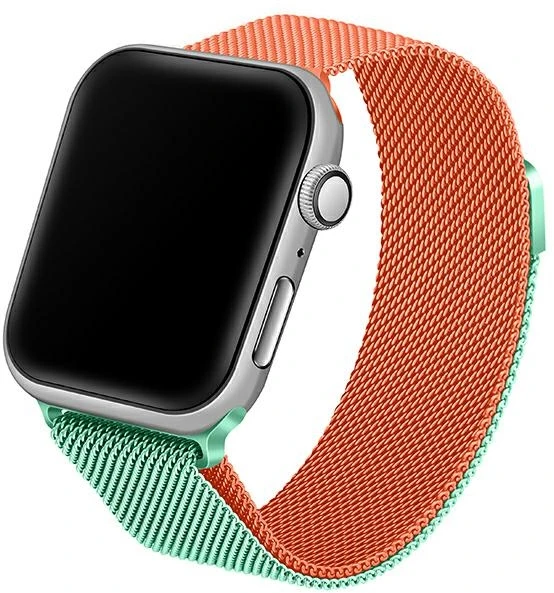 Beline Apple Watch Steel apyrankė38/40/41mm žalios spalvos/oranžinės spalvos