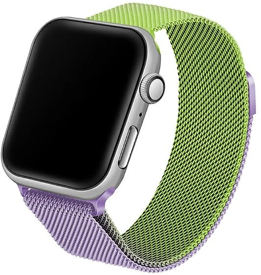 Beline Apple Watch Steel apyrankė42/44/45/49mm žalios spalvos violetinės spalvos žalios spalvos/violetinės spalvos