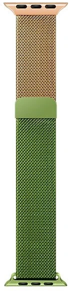 Beline Apple Watch apyrankė Steel42/44/45/49mm žalios spalvos/aukso spalvos