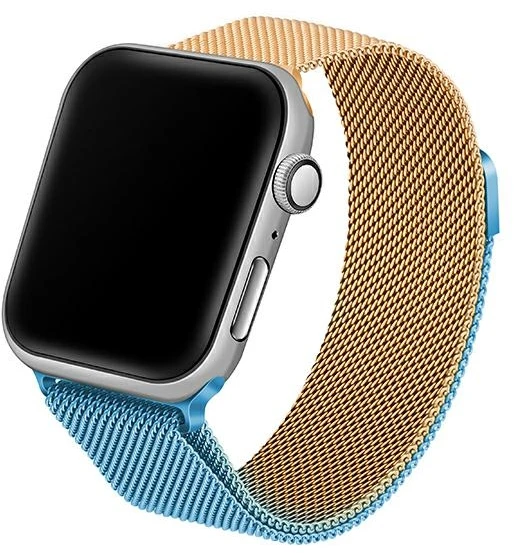 Beline Apple Watch apyrankė Steel42/44/45/49mm Mėlyna/aukso spalvos Mėlyna/aukso spalvos
