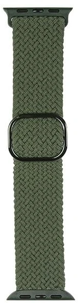 Beline Apple Watch Textile apyrankė 38/40/41mm žalios spalvos