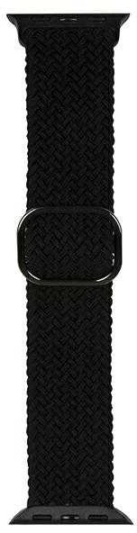 Beline Apple Watch Textile apyrankė 38/40/41mm juodos spalvos