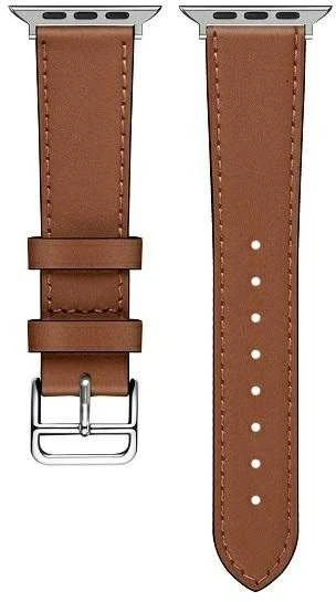 Beline Watch apyrankė 20mm Hermes Leather rudos spalvos /rudos spalvos box