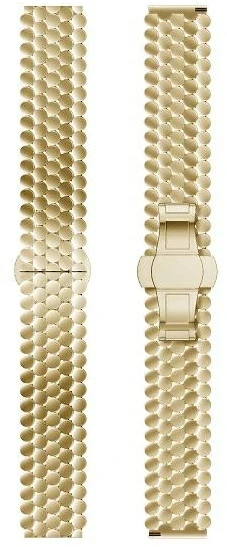 Beline Watch apyrankė 20mm Metal Honeycomb aukso spalvos/aukso spalvos box