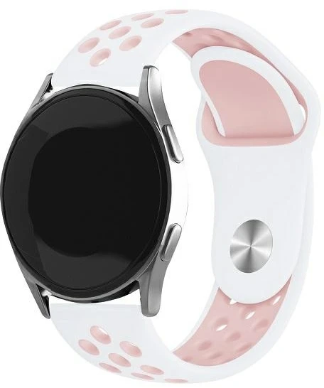 Beline Watch apyrankė 20mm Sport Siliconebaltos spalvos/rožinės spalvos baltos spalvos/rožinės spalvos box